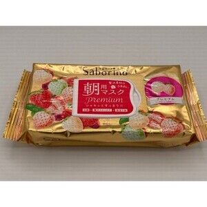 Saborino Morning Mask Premium Limited Ed 佐賀白いちご Saga Prefecture White Strawberry